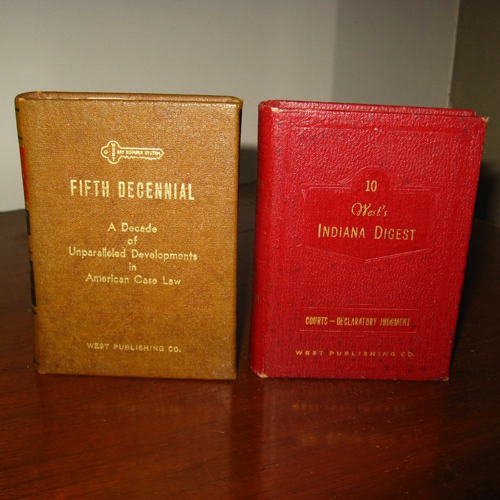 📖 West Publishing Company 1940's Vintage Paper Weights